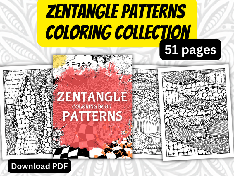 zentangle patterns for kids