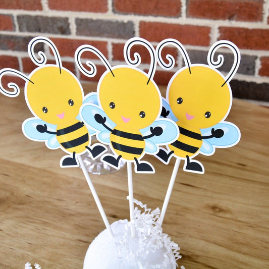 Little Bee Digital Download Favor Sticker Labels Baby Shower