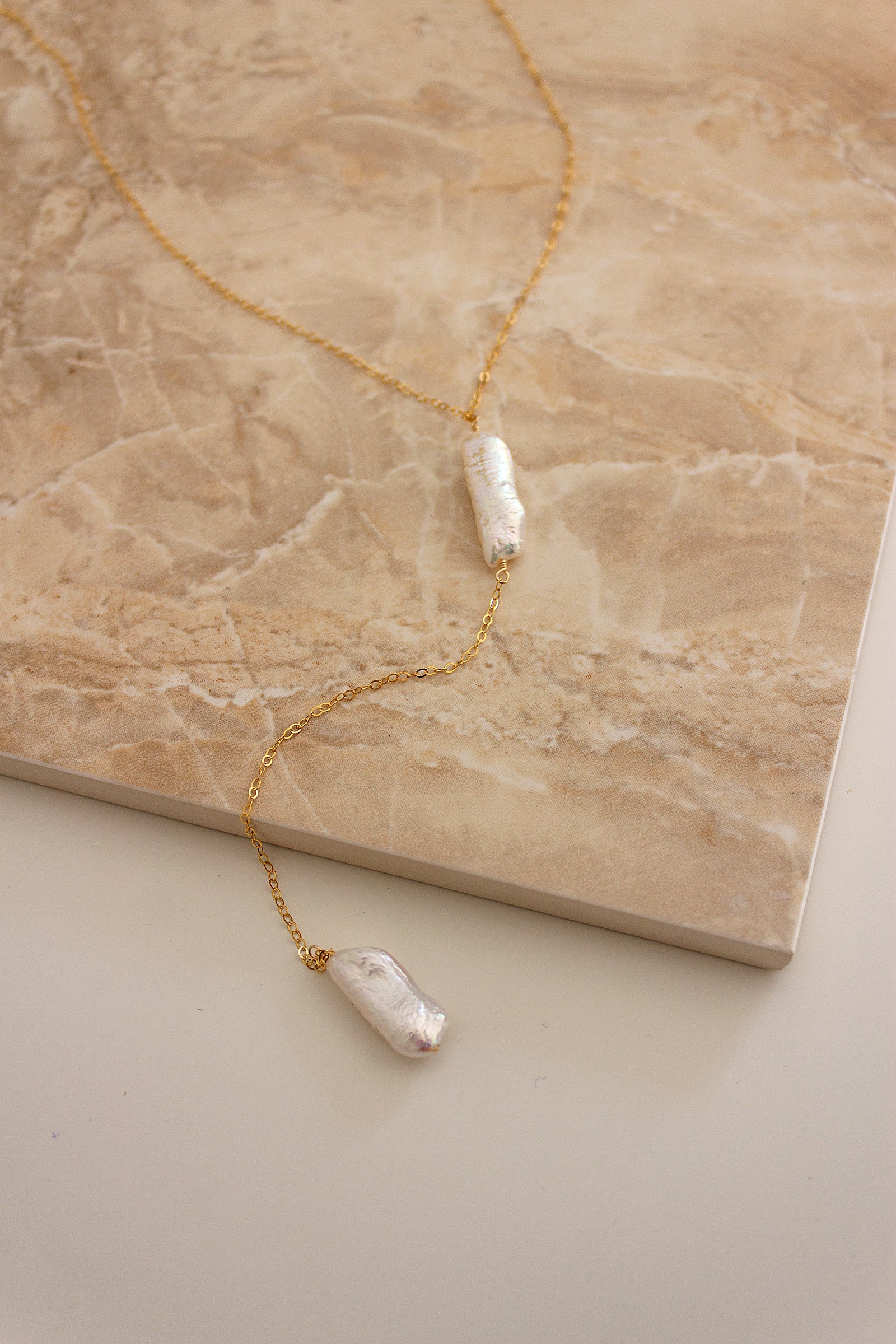 Biwa Backdrop Necklace