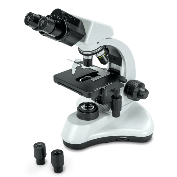 MICROSCOPIO BINOCULAR 40X A 1,000X NOVEL N-200M SEMI PLAN ACROMÁTICO HALÓGENO