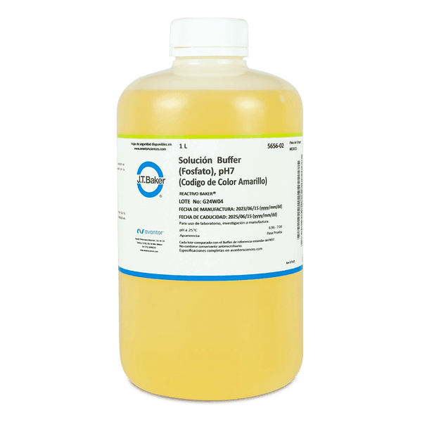 SOLUCIÓN PARA PH BUFFER 7.0 FOSFATO AMARILLA J.T. BAKER 5656
