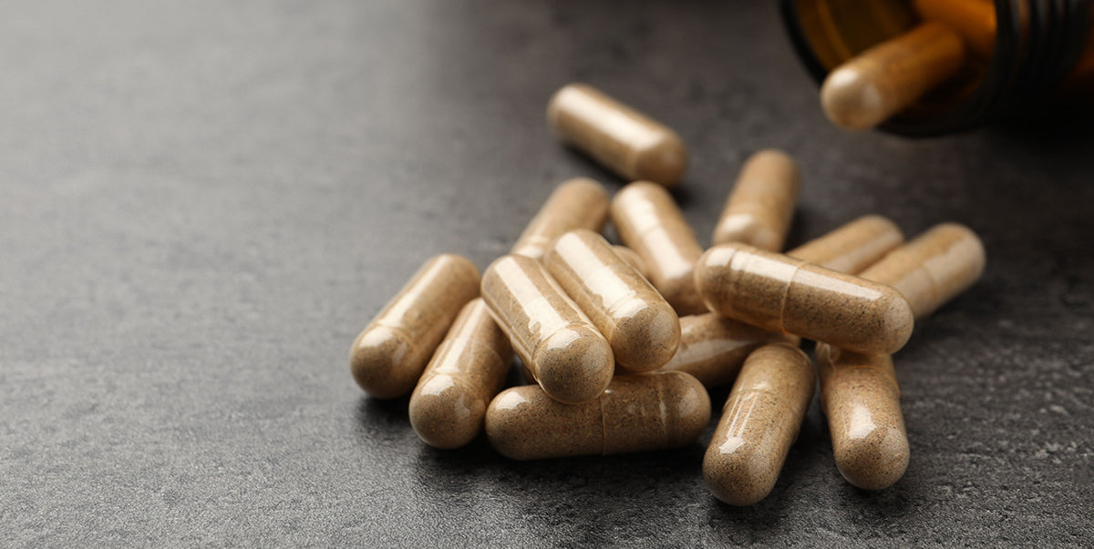 Ashwagandha in a capsule form.