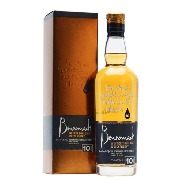 Benromach Speyside Single Malt Scotch Whisky - Aged 10 Years (750ml)