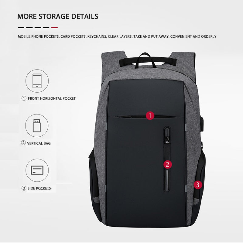 Anti Theft Backpack with Phone Charger – WeNeedNecessities