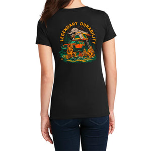 Ladies Jeep® Sasquatch V-neck- New - RacingJunk Gear Shop
