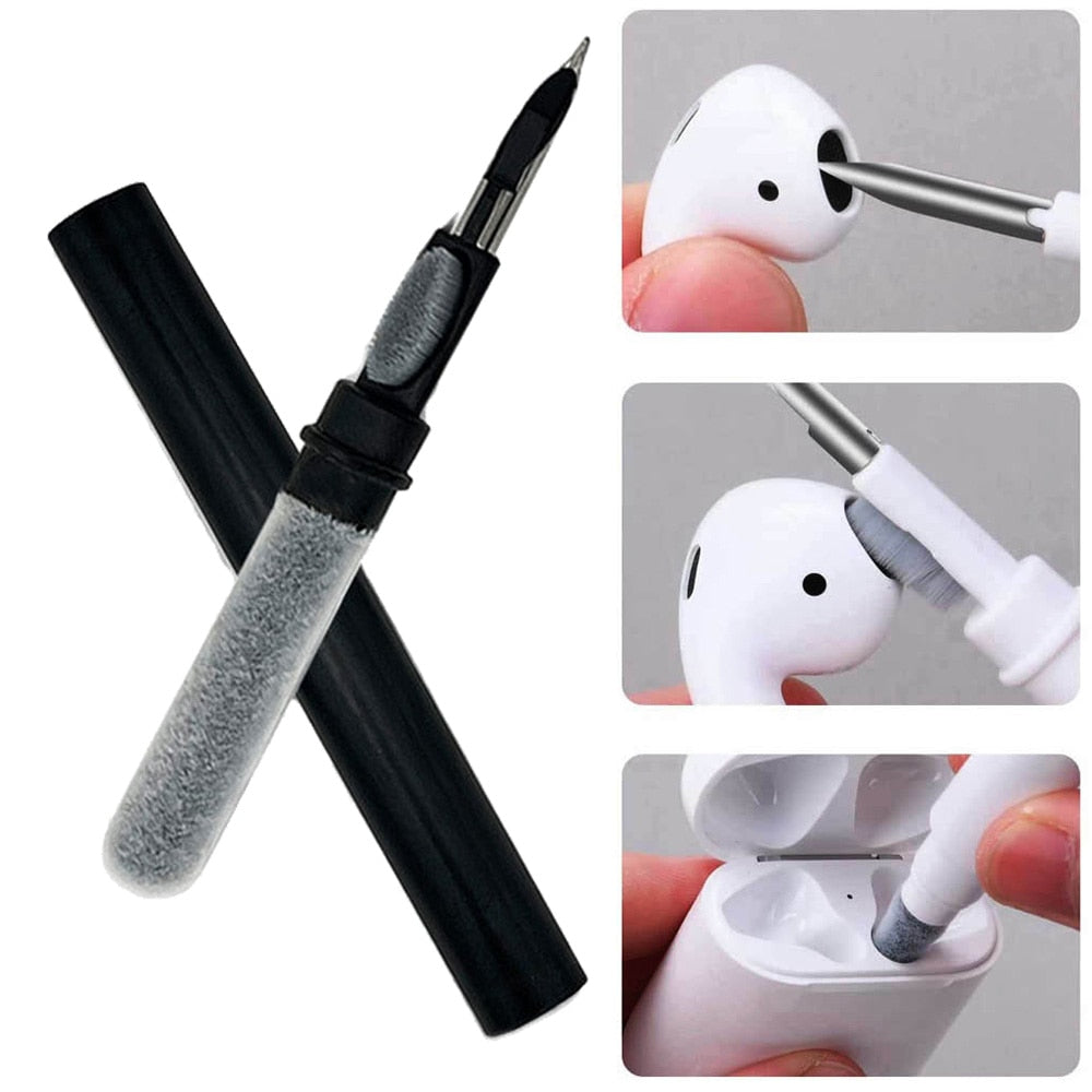 KIT PULIZIA APPLE Airpods Earpods auricolari cuffie airdots bastoncini  cotone 50 EUR 6,99 - PicClick IT