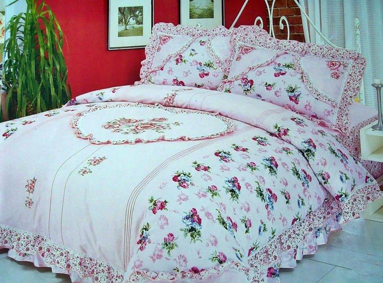 Embroidered Bed Sheet Design