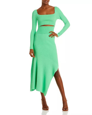 A.L.C. Clara Asymmetrical Cutout Dress - DGFOutlet