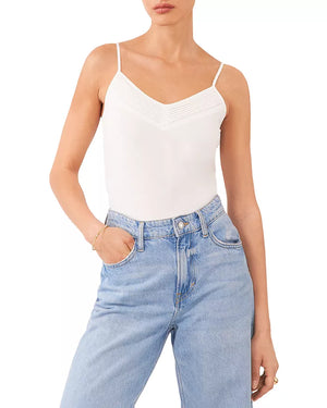 1.STATE Pintucked V Neck Cami - DGFOutlet