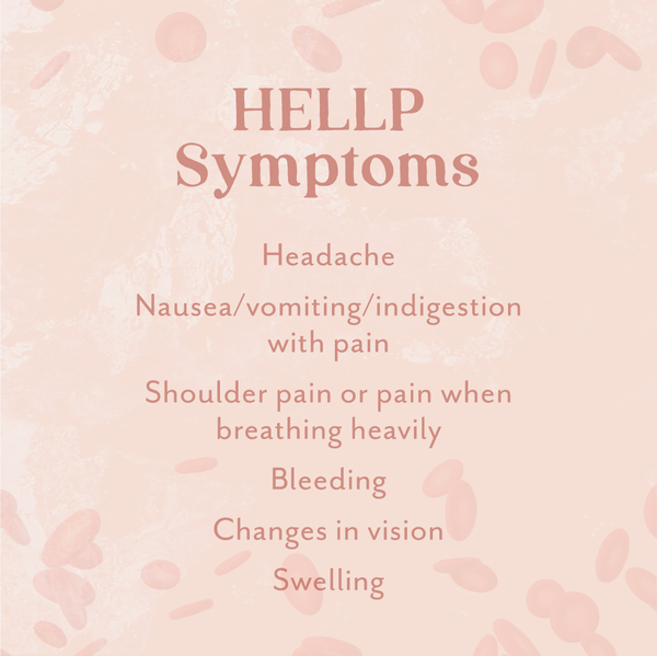 symptoms for hellp syndrome 