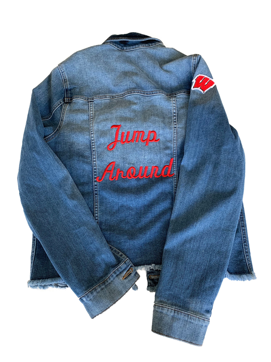 embroidery on denim jacket