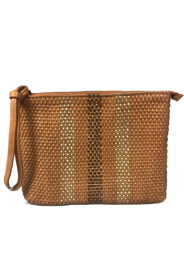 woven clutch