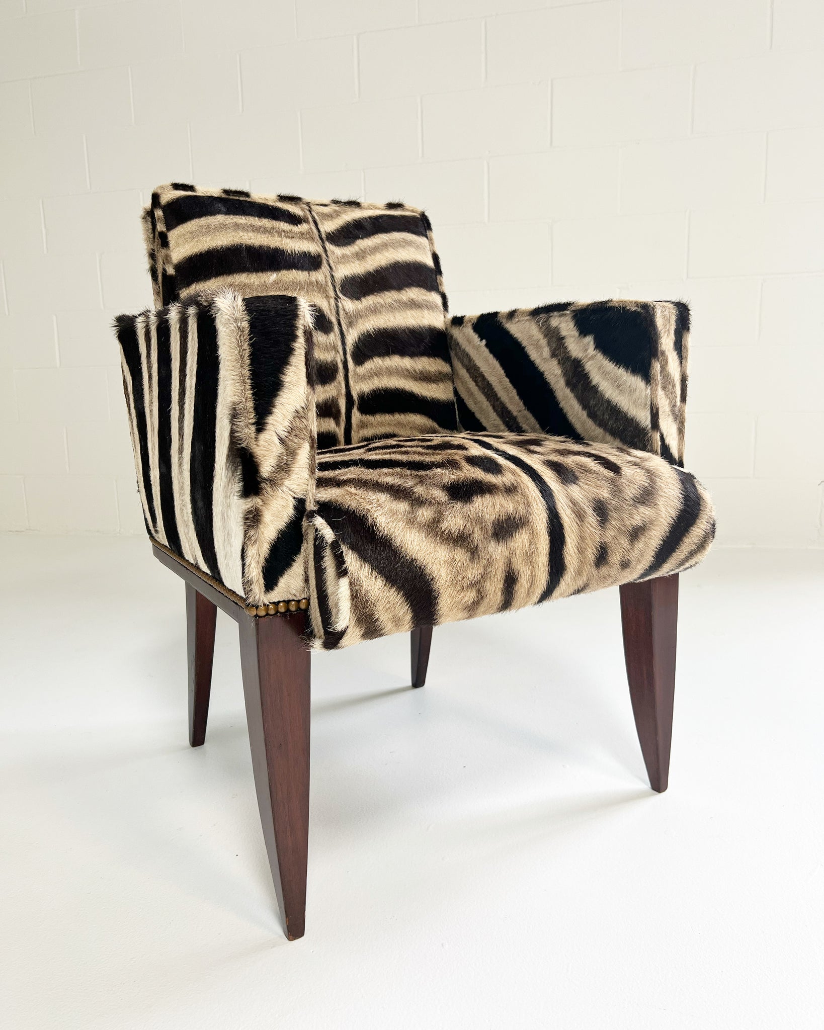 zebra armchair