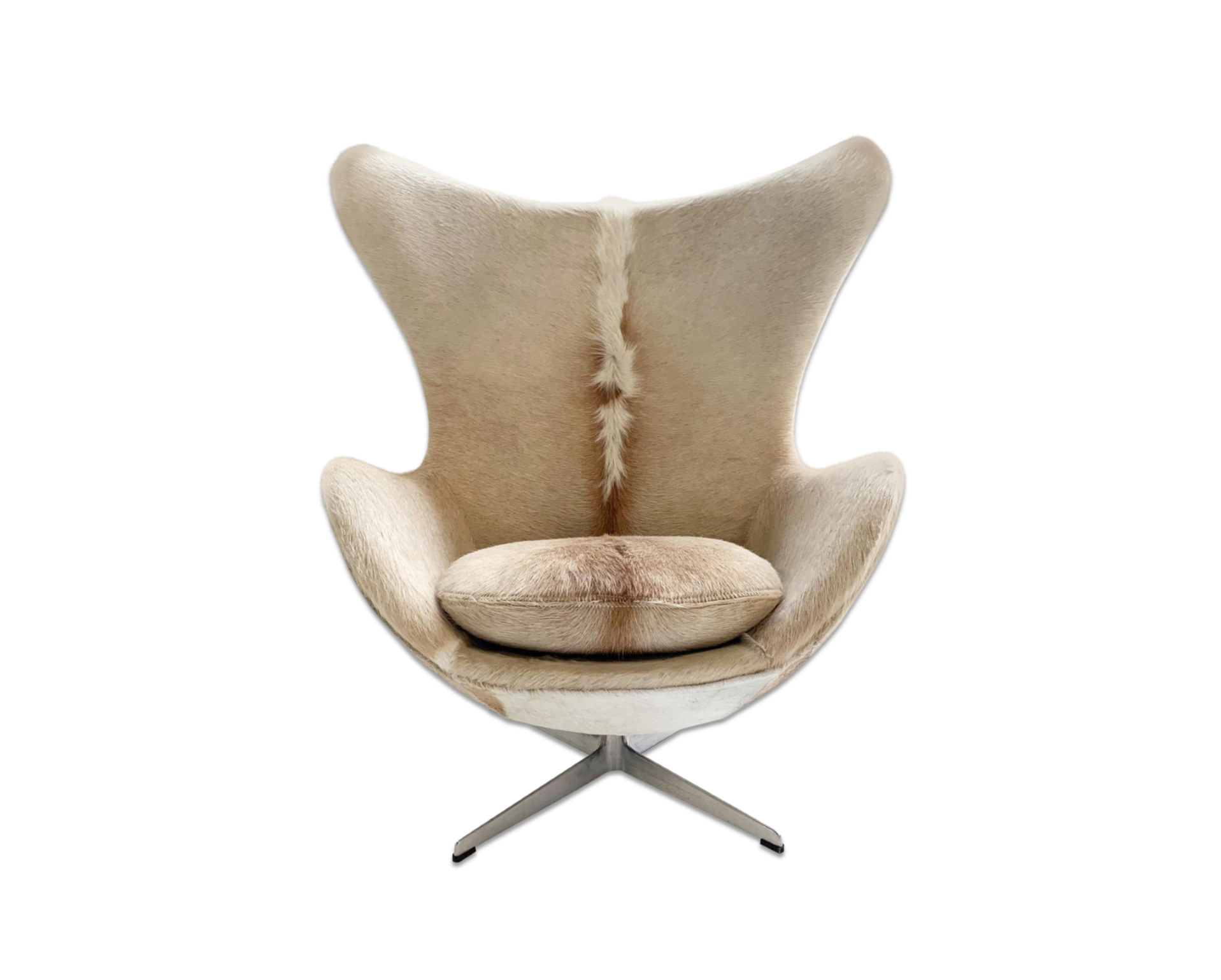 cowhide egg chair