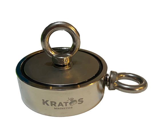 Kratos 1350 Extra Wide Single Sided Neodymium Classic Magnet Fishing K –  Kratos Magnetics LLC