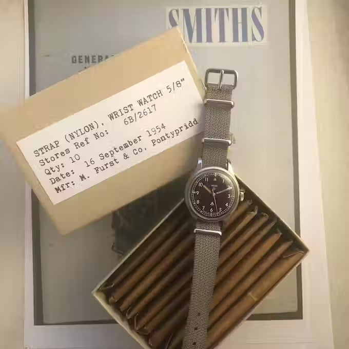 1954 6B/2617 strap on the 1953 6B/542 Omega watch