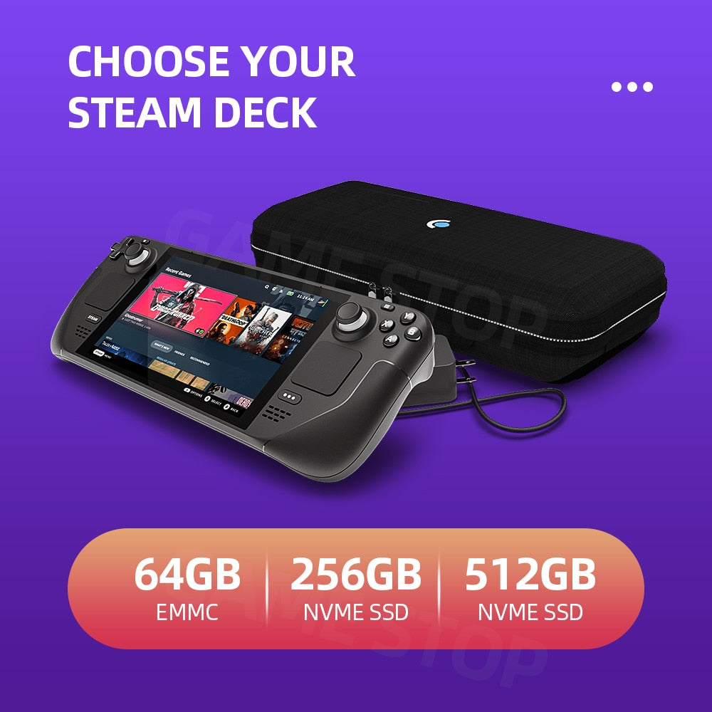 SteamDeck 64GB + 1TB microSD スチームデック - テレビゲーム