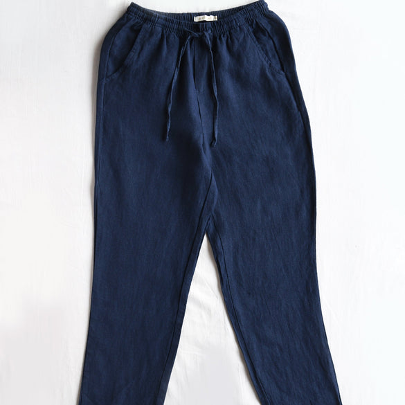 100% Premium Linen Relaxed fit pants- Men's Linen pants