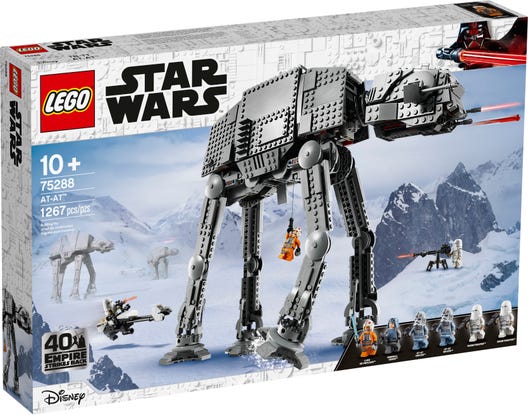 Maak avondeten tand tempo Lego Star Wars AT-AT The Empire Strikes Back – Hollywood Heroes