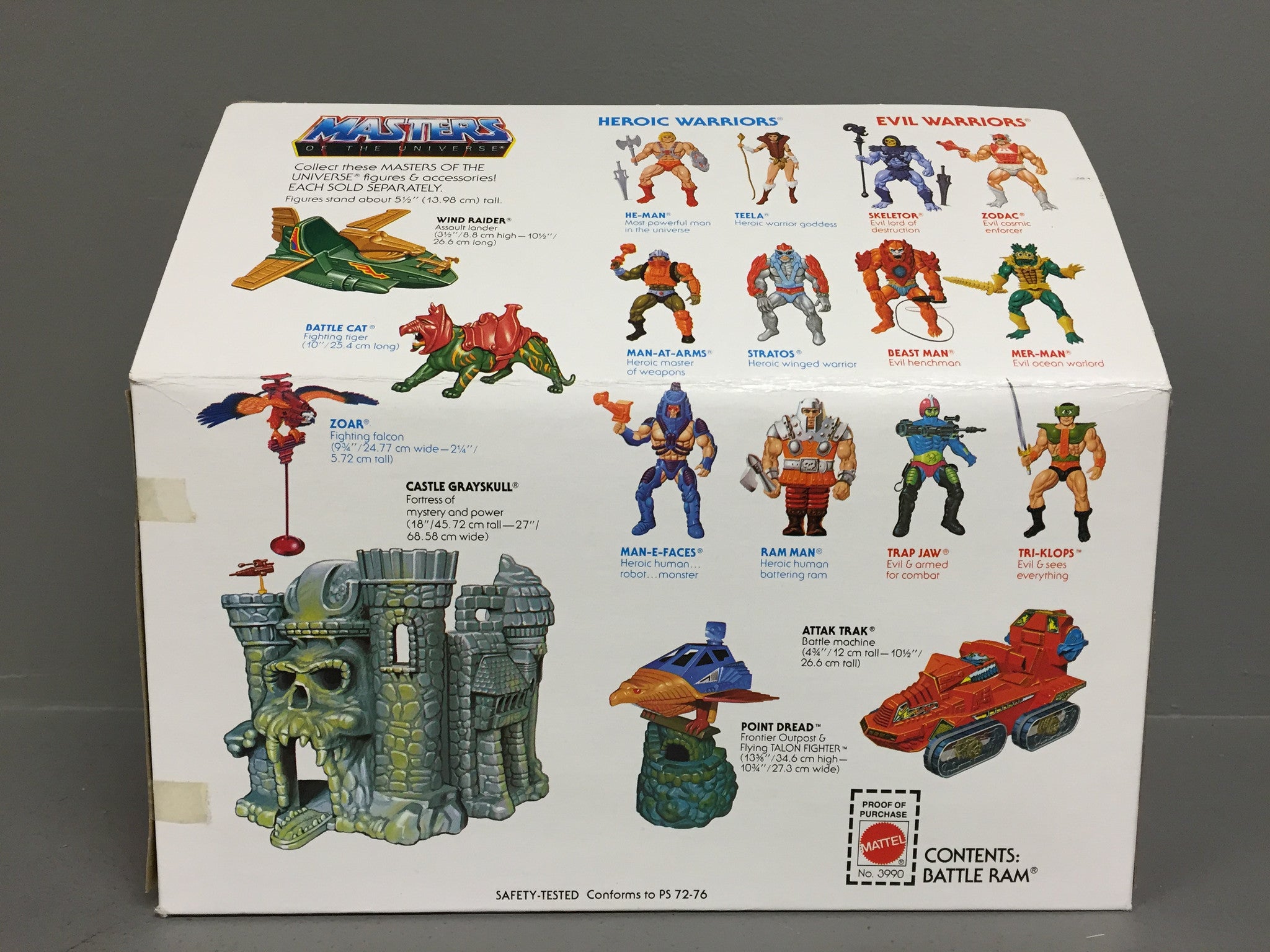 Vintage Mattel Masters of the Universe Battle Ram Vehicle MISB