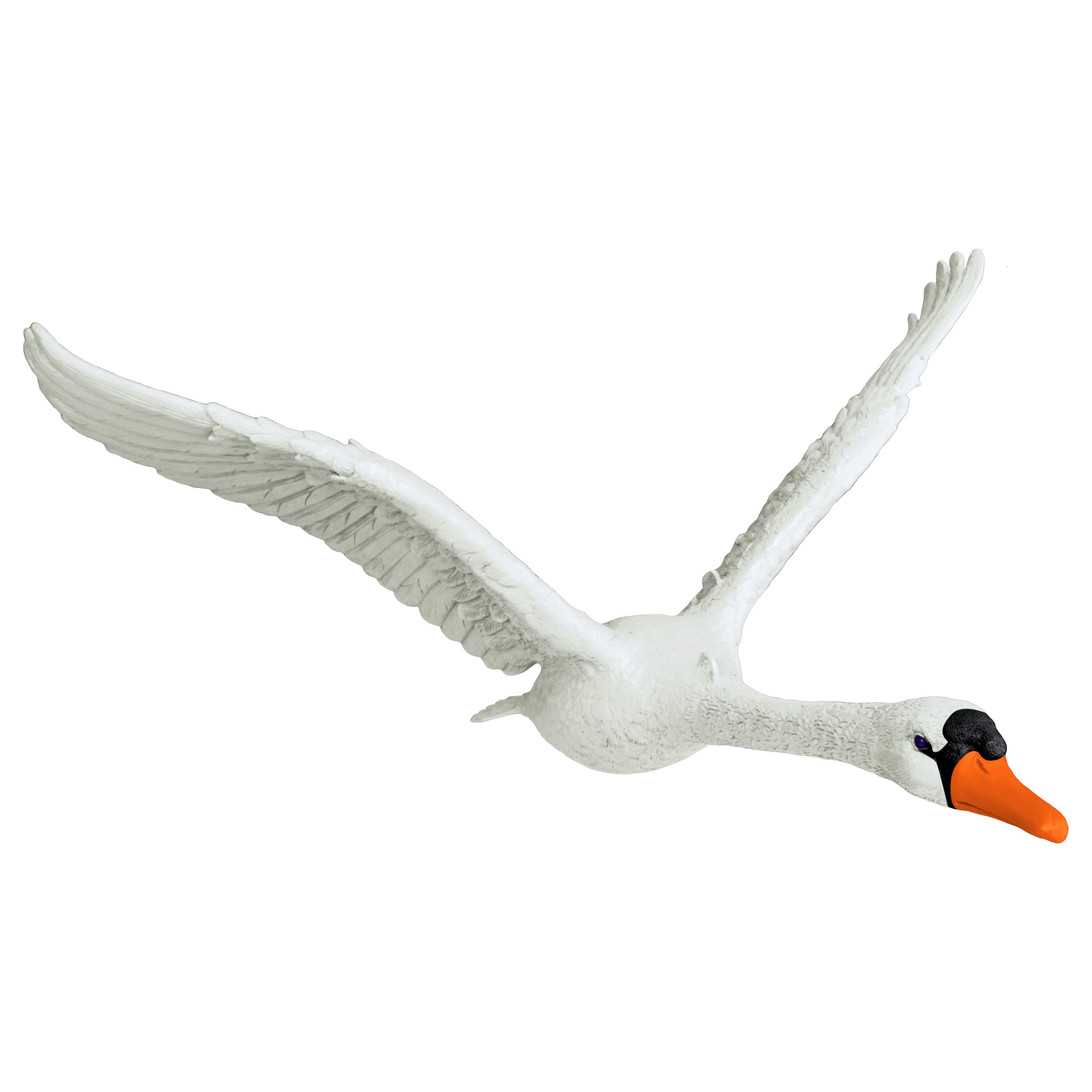 White Swan Life Size Statue