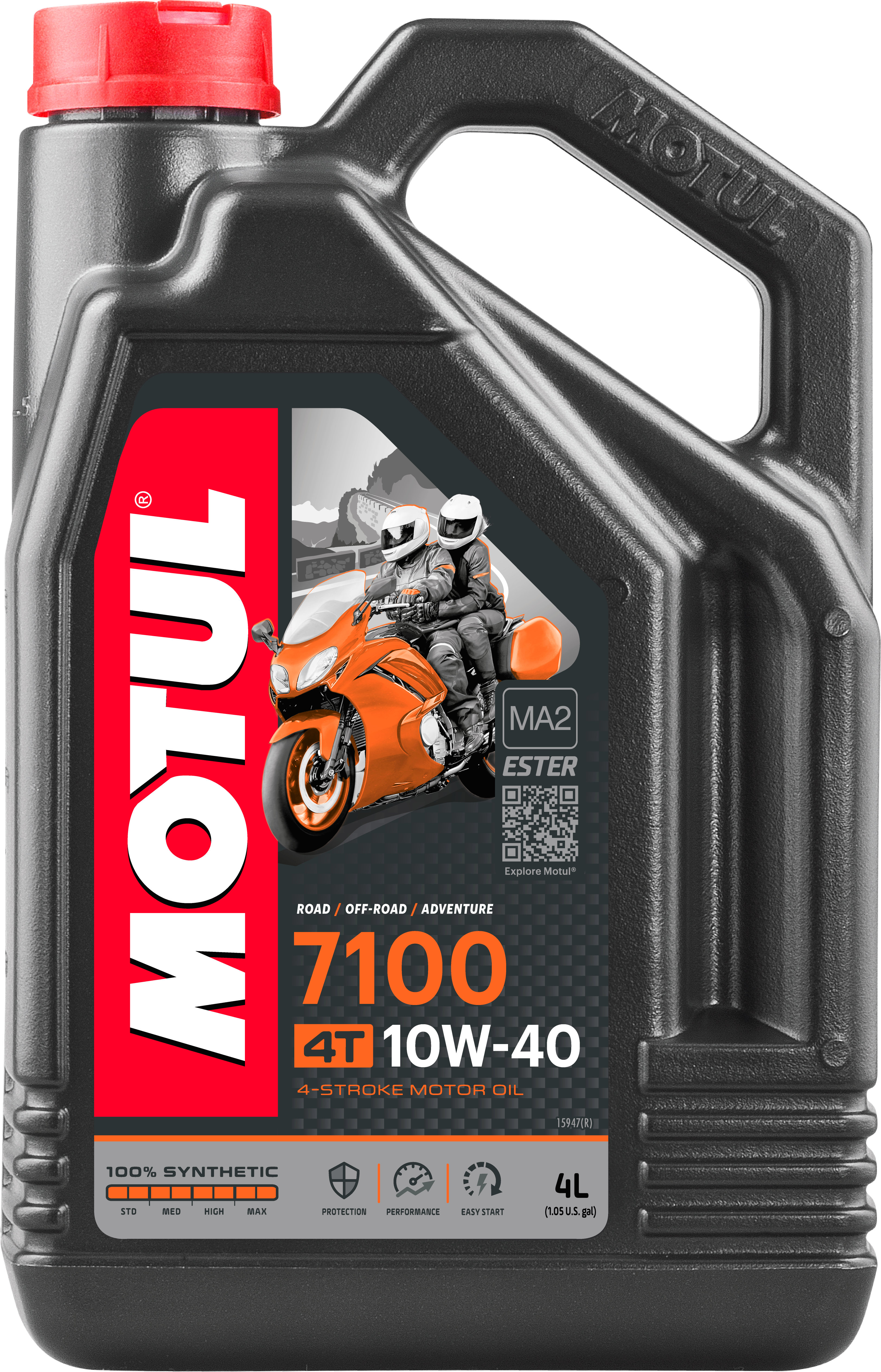 Motul 7100 4T 10W-40, 4 liter