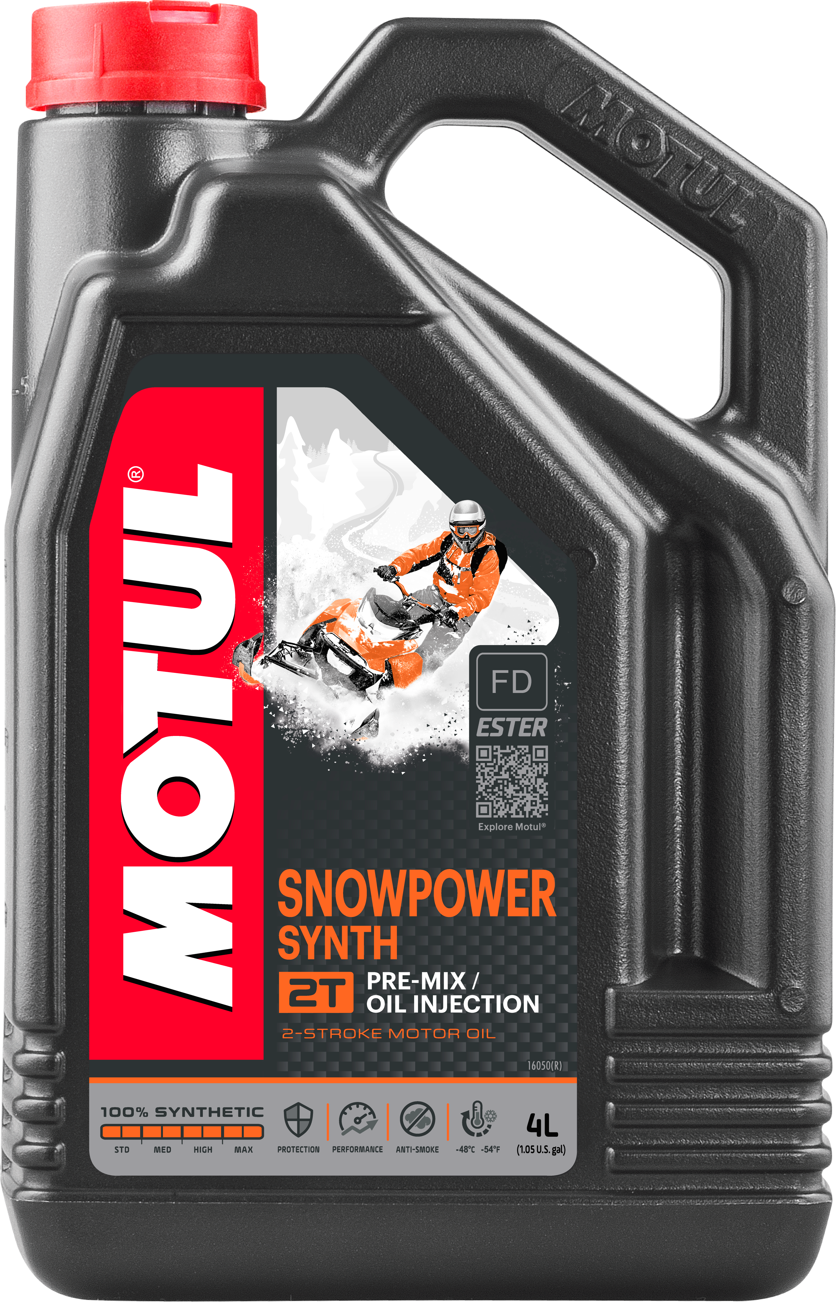 Motul Snowpower Synth 2T, 4 liter