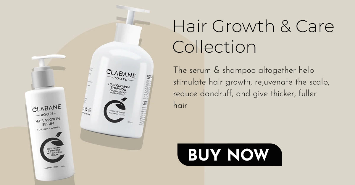 Clabane Hair Care Bundle i.e. Hair Growth Serum and Shampoo