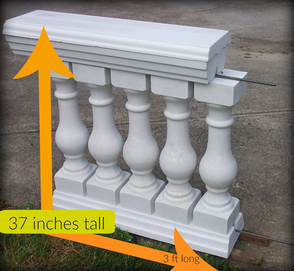 Baluster Mold Set- Concrete Railings - History Stones