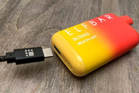 Elf Bar Vape Device Charging