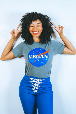 Don't Stress Vegetaryn Vegan Nasa Shirt