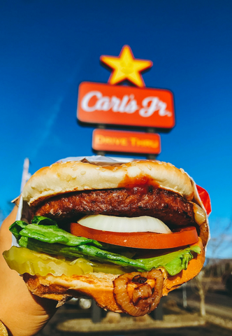 Vegetaryn and Beyond Famous Star Burger from Carl's Jr.