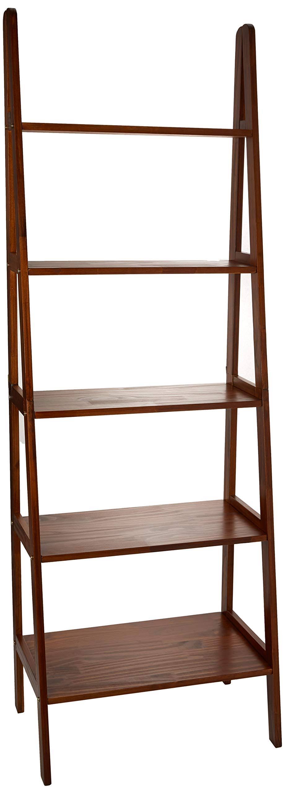 Casual Home 5 Shelf Ladder Bookcase Espresso