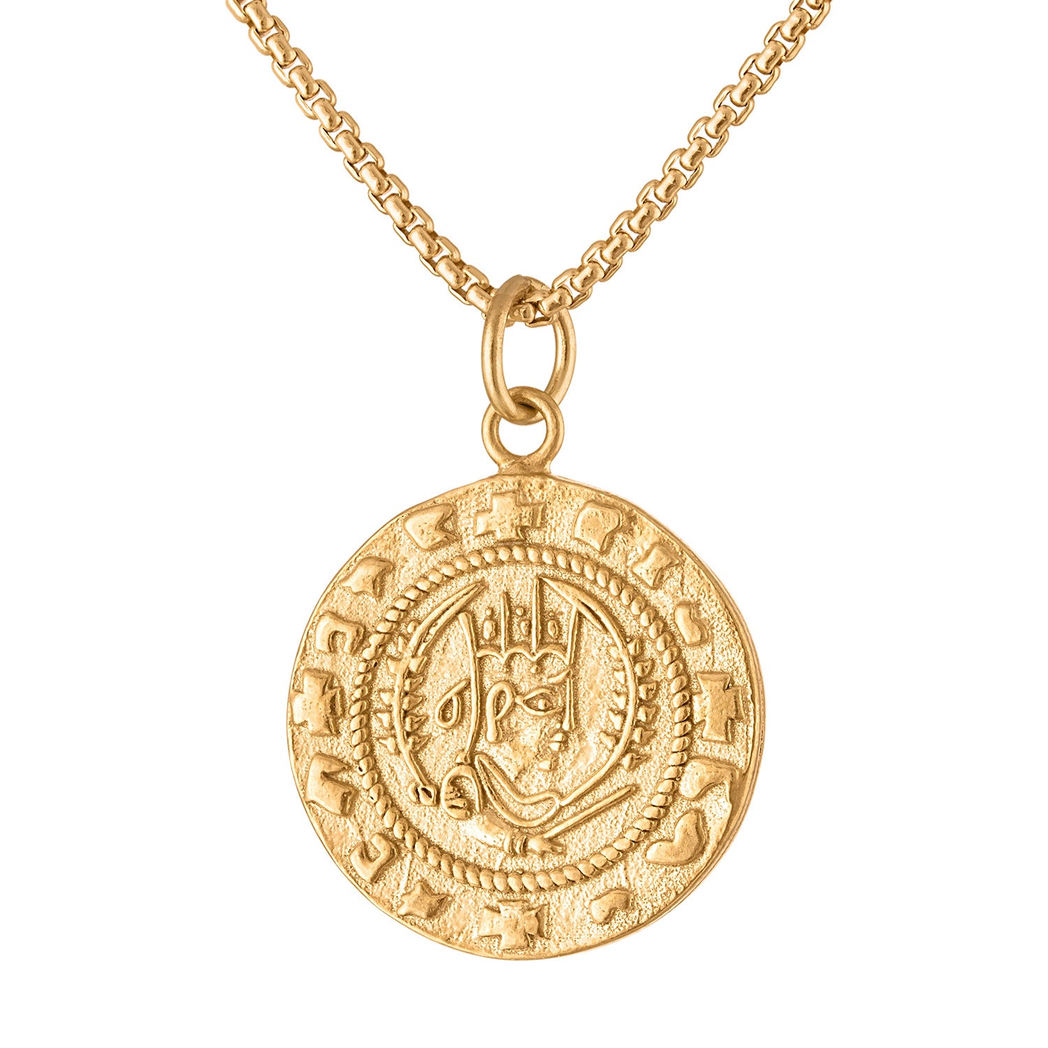 Axum Coin Pendant Necklace | Sewit Sium