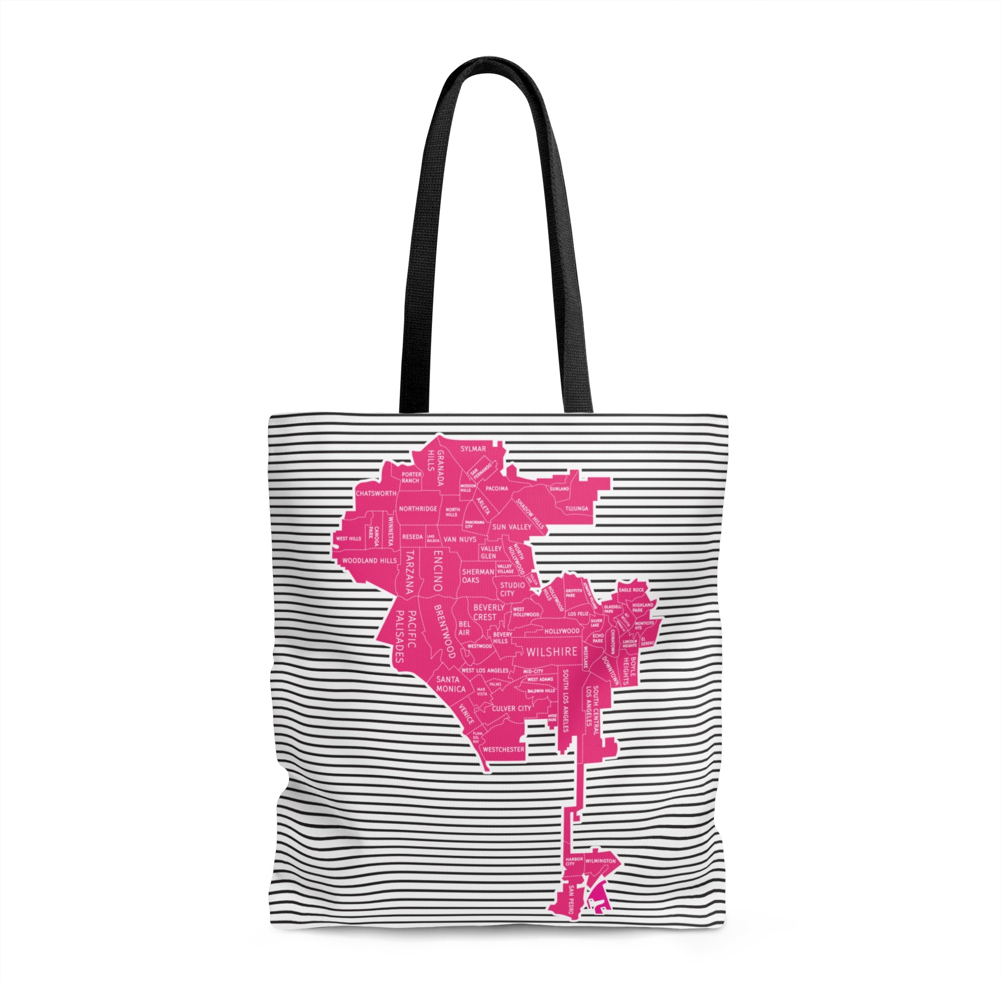 Los Angeles Neighborhood Map Tote Bags – Designhype - Inspired by Travel