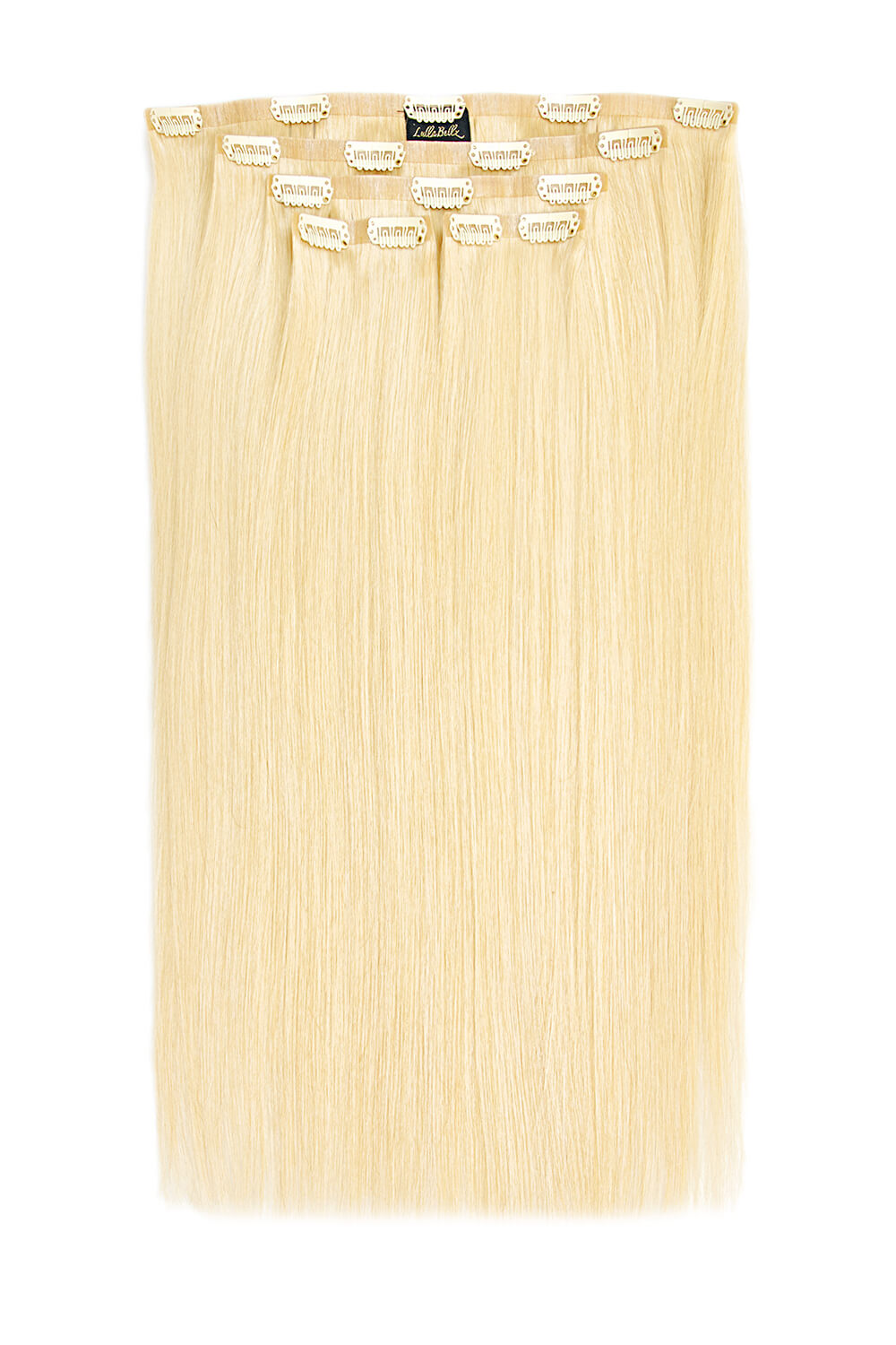Luxury Gold 18" 5 Piece Human Hair Extensions  - Pure Blonde