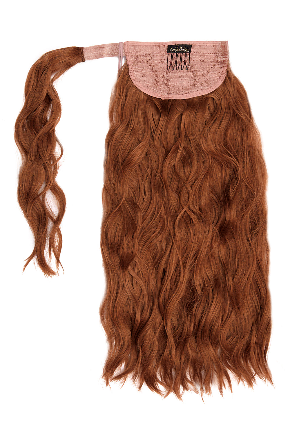 Mini Grande 18" 90s Crimp Wraparound Pony - Copper Red