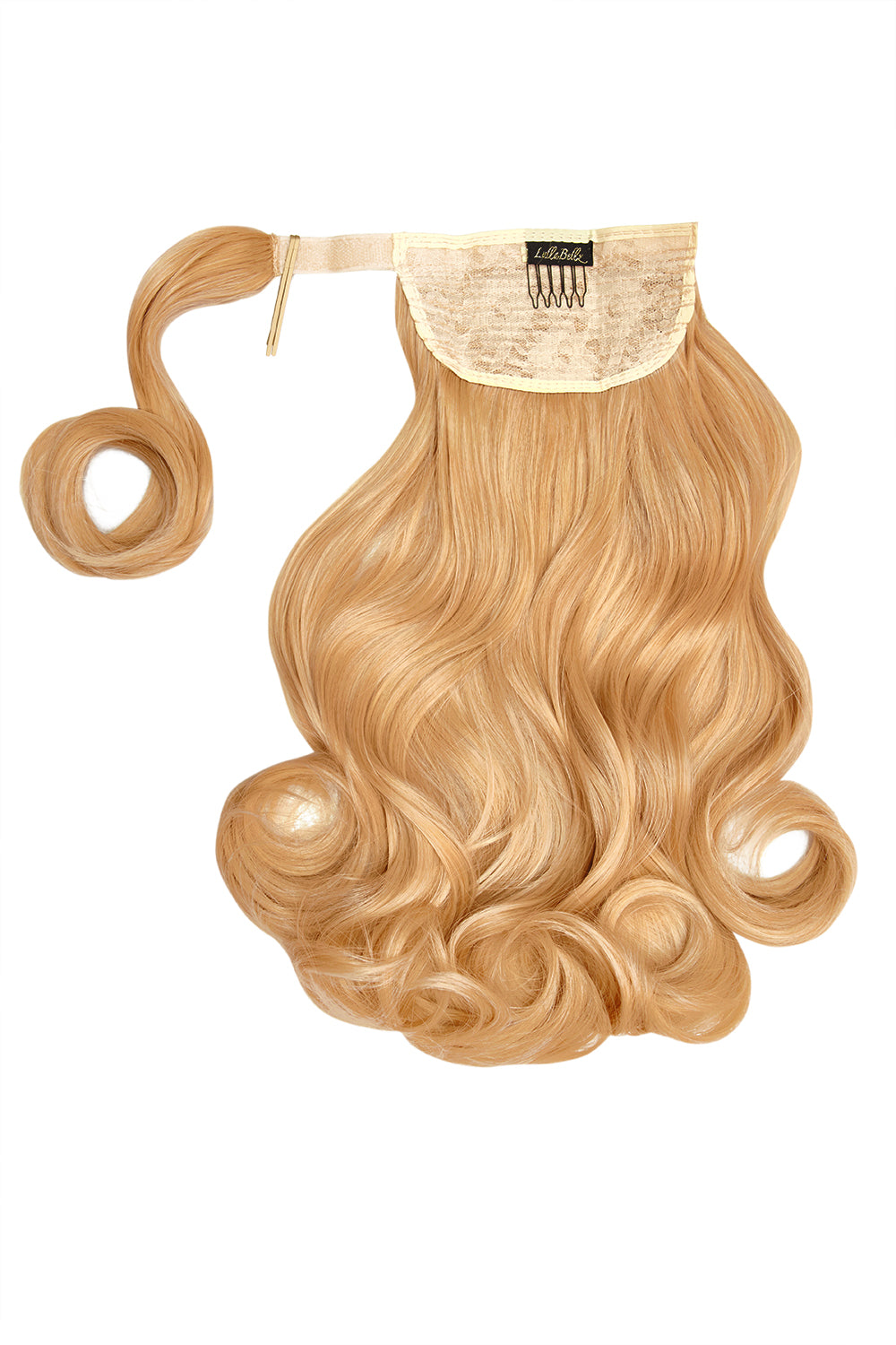 Mini Grande 18" 90s Curl Wraparound Pony - Caramel Blonde