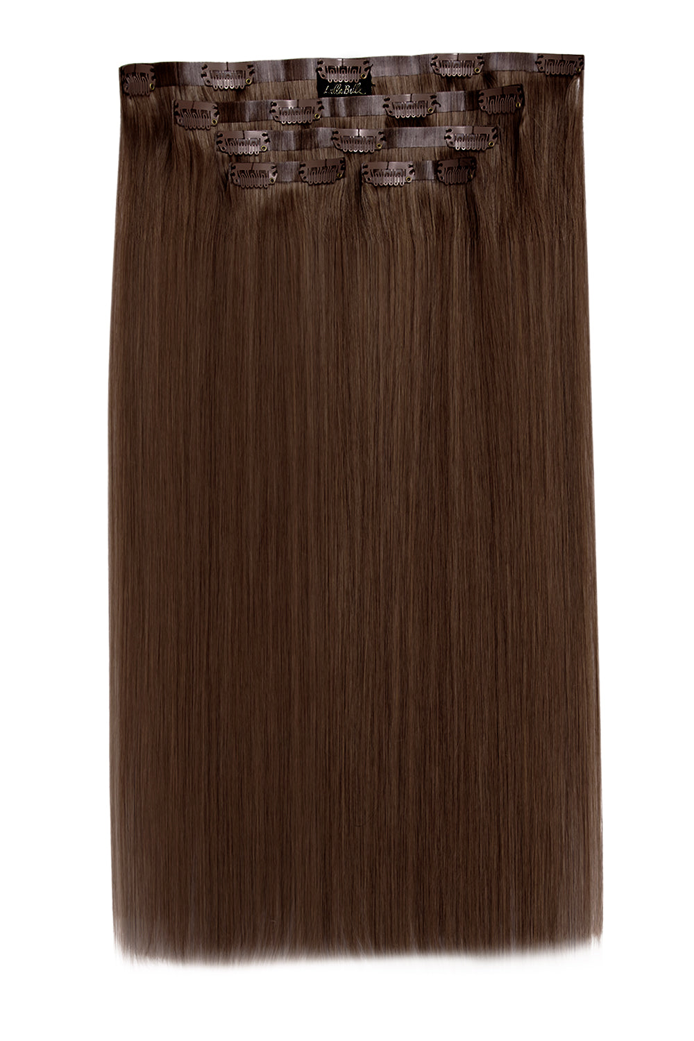 Luxury Gold 20" 5 Piece Human Hair Extensions  - Chestnut