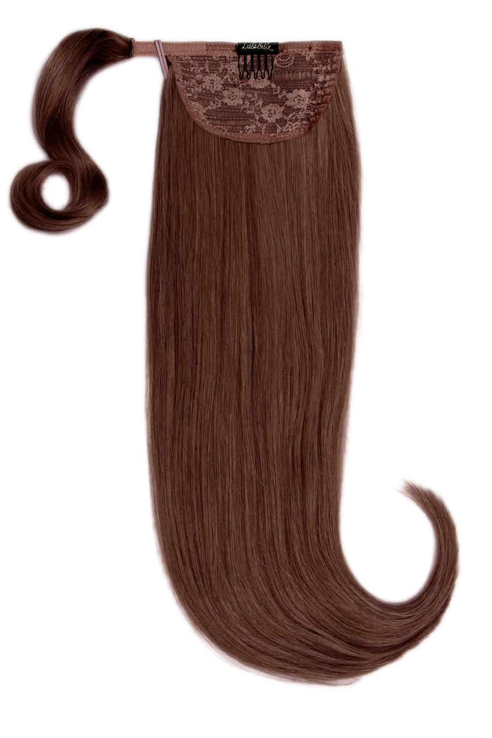 Luxury 22" Human Hair Pony  - Auburn
