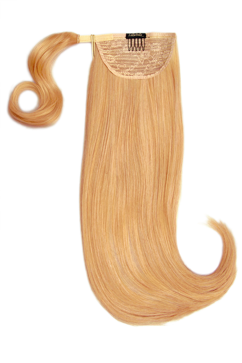 Luxury 22" Human Hair Pony  - Caramel Blonde
