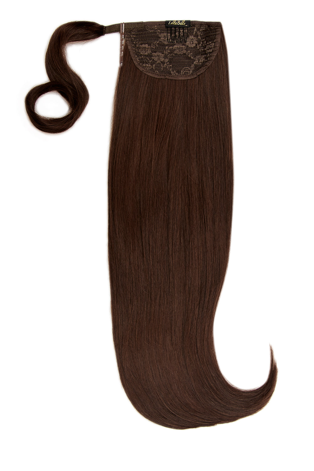 Luxury 22" Human Hair Pony  - Golden Brown