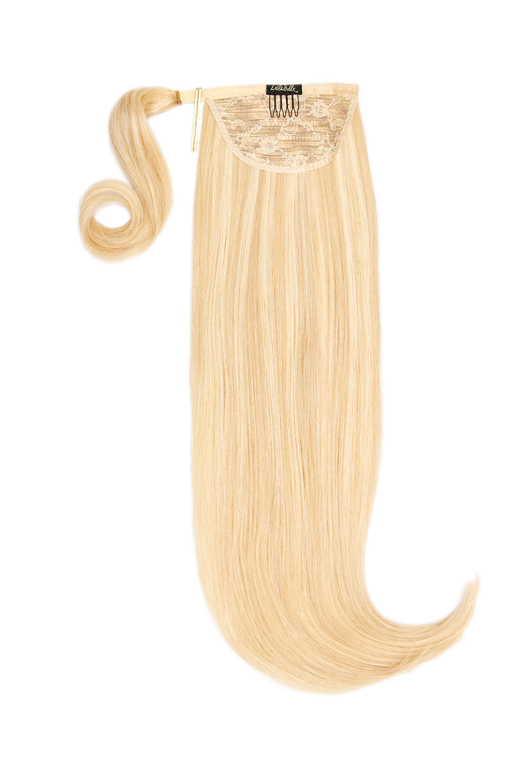 Luxury 22" Human Hair Pony  - Highlighted Champagne