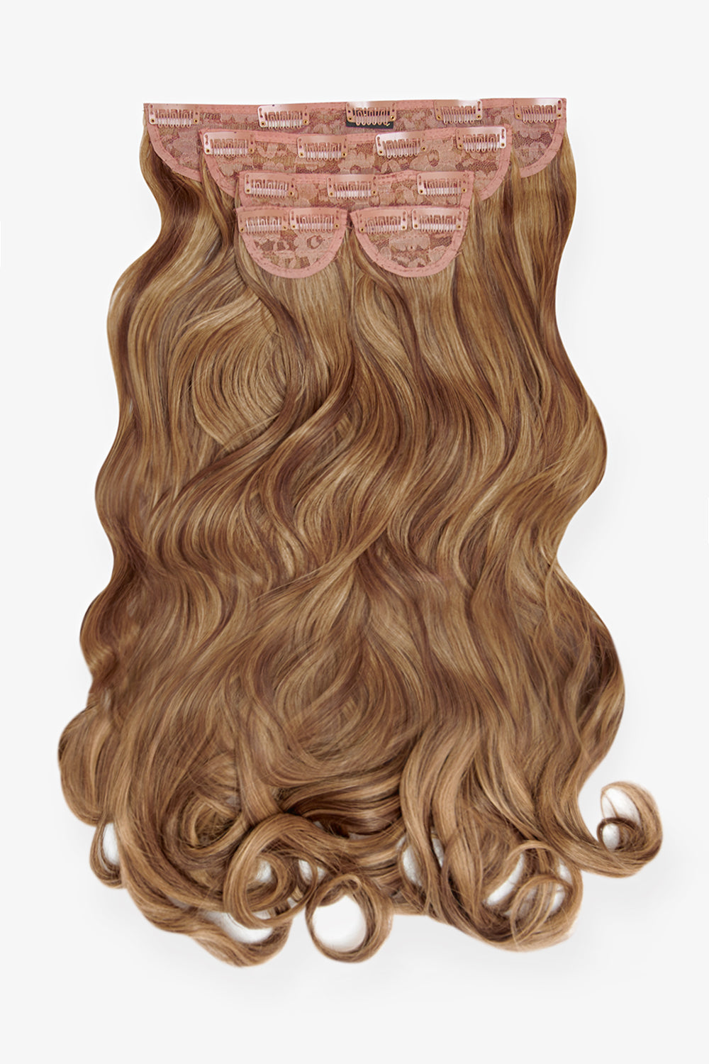 Super Thick 22" 5 Piece Curly Clip In Hair Extensions - Mellow Brown
