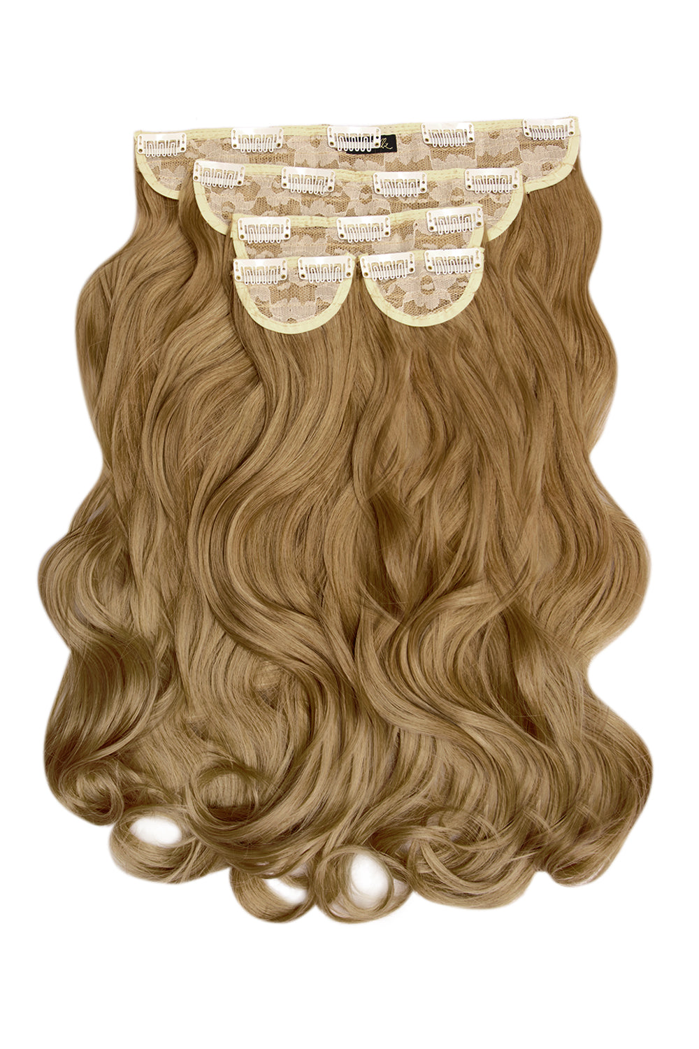 Super Thick 22" 5 Piece Natural Wavy Clip In Hair Extensions - LullaBellz - Harvest Blonde