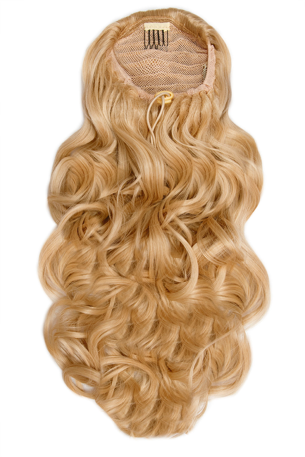 Curly Glam 22" Ponytail - Caramel Blonde