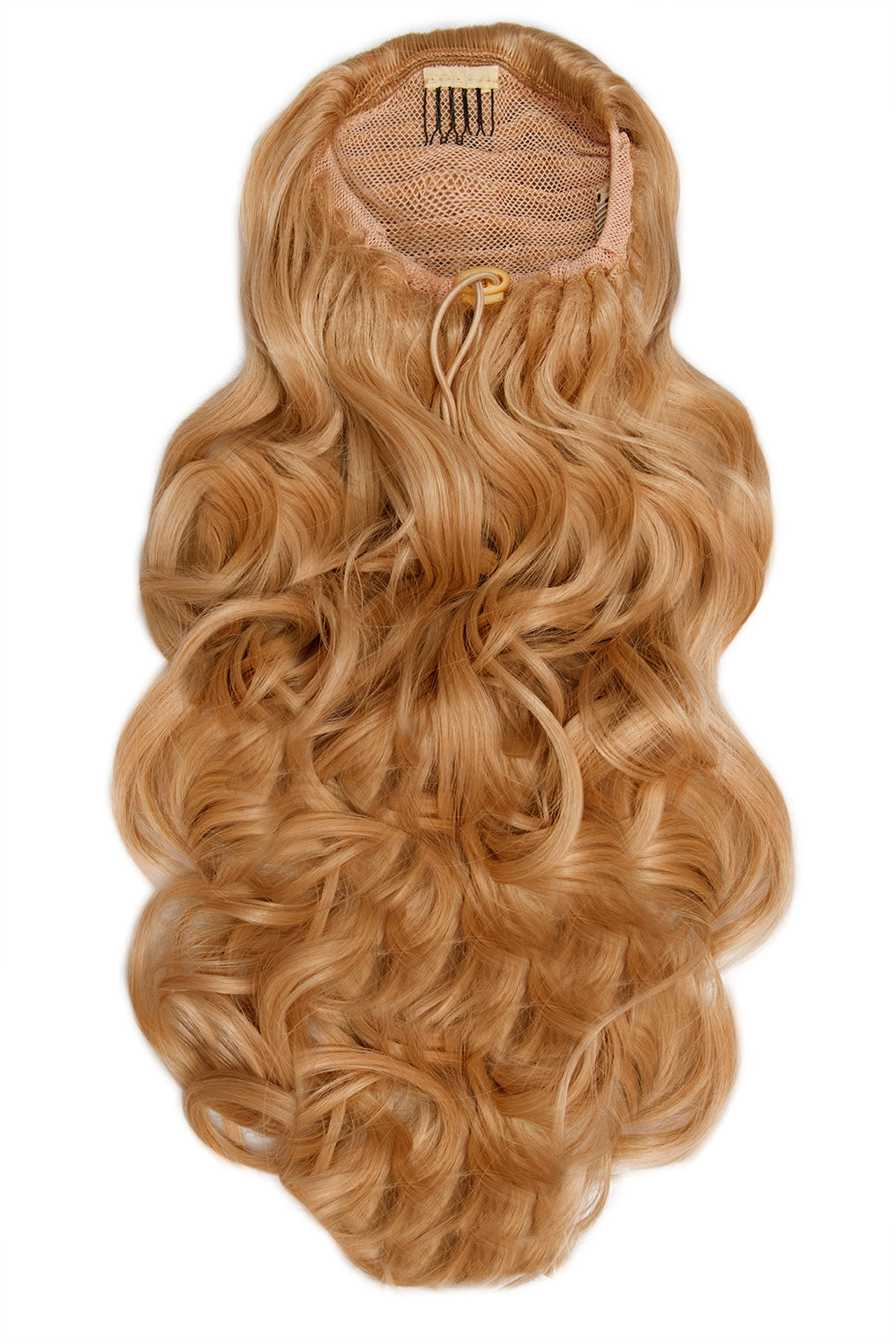 Curly Glam 22" Drawstring Ponytail - Strawberry Blonde
