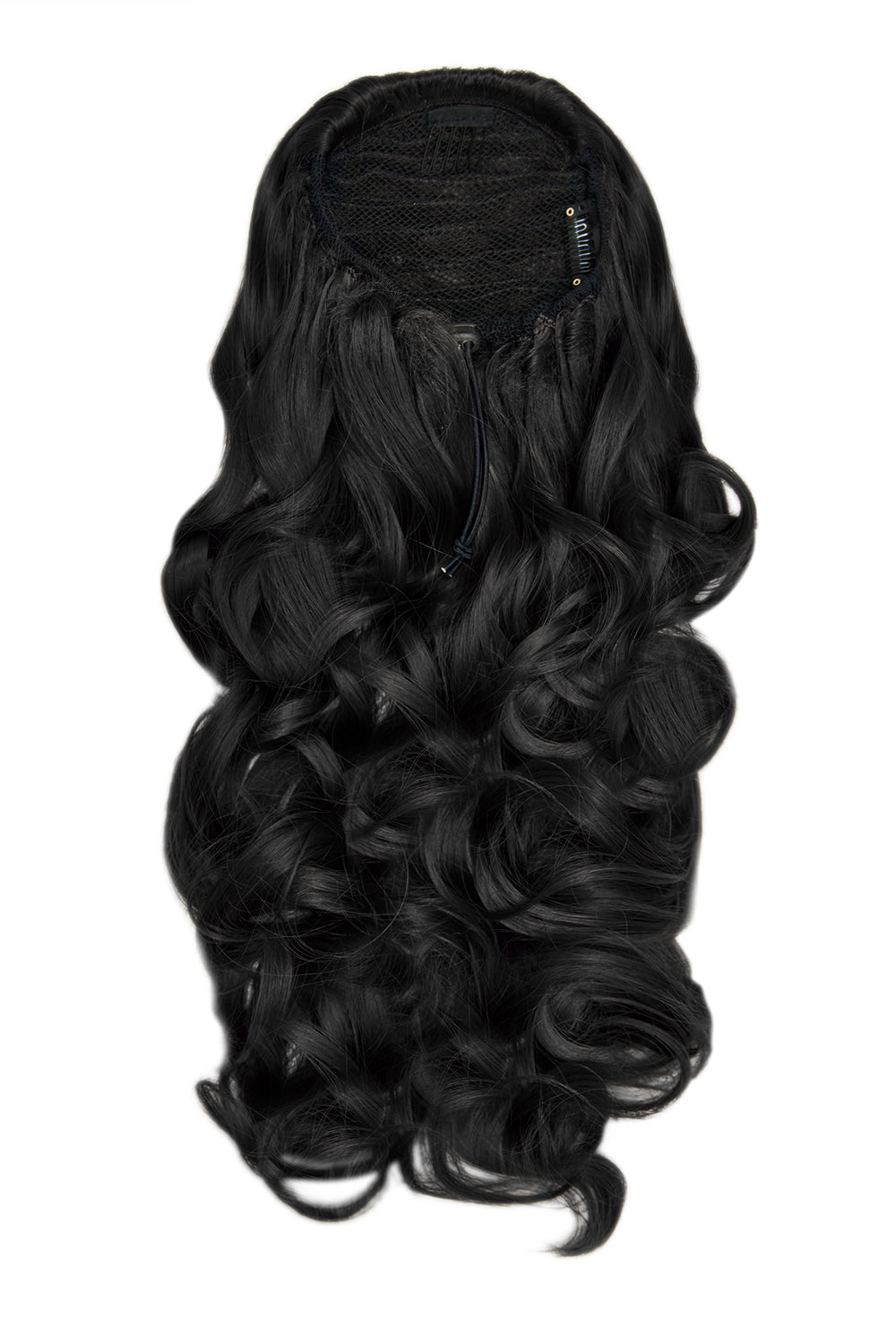 Curly Glam 22" Drawstring Ponytail - Jet Black