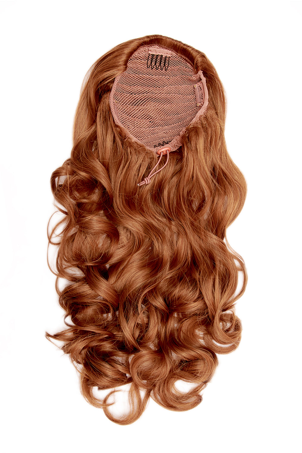 Curly Glam 22" Drawstring Ponytail - Mixed Auburn