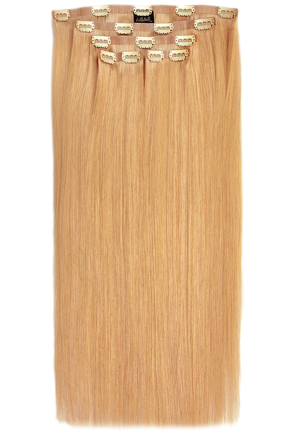 Luxury Gold 22" 5 Piece Human Hair Extensions  - Caramel Blonde